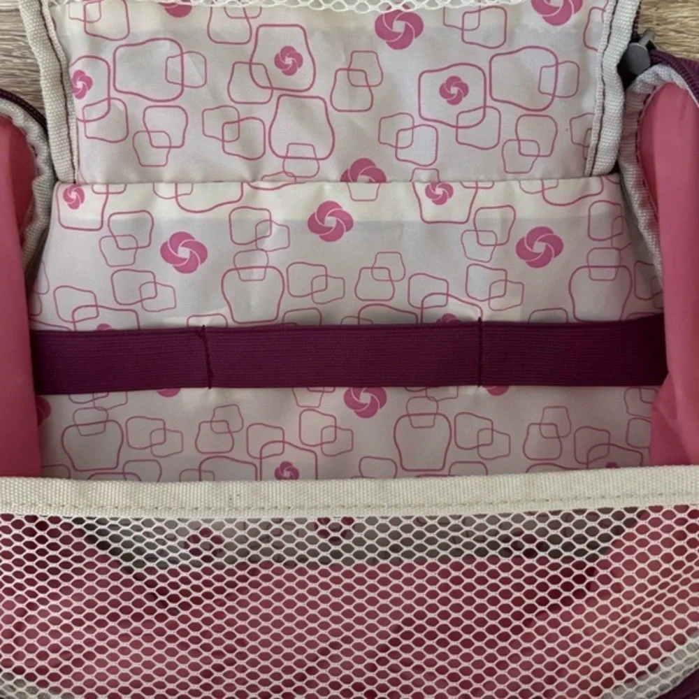 Samsonite Cosmetics Pink Travel‎ Storage Toiletry Make Up Zip Bag